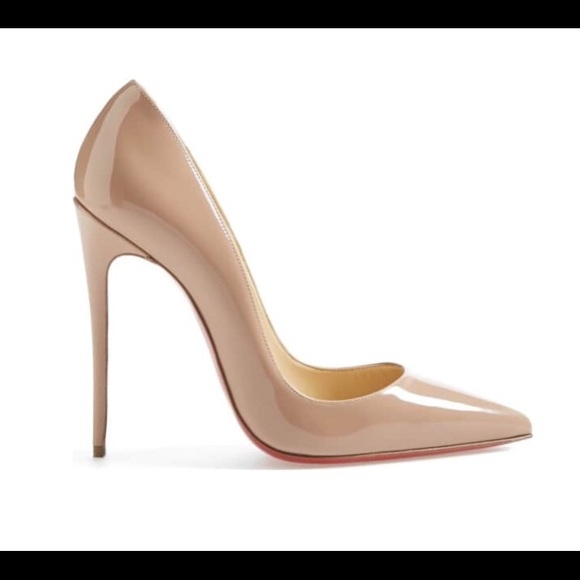 So Kate' Pointy Toe Pump CHRISTIAN LOUBOUTIN Nude - Picture 4 of 5